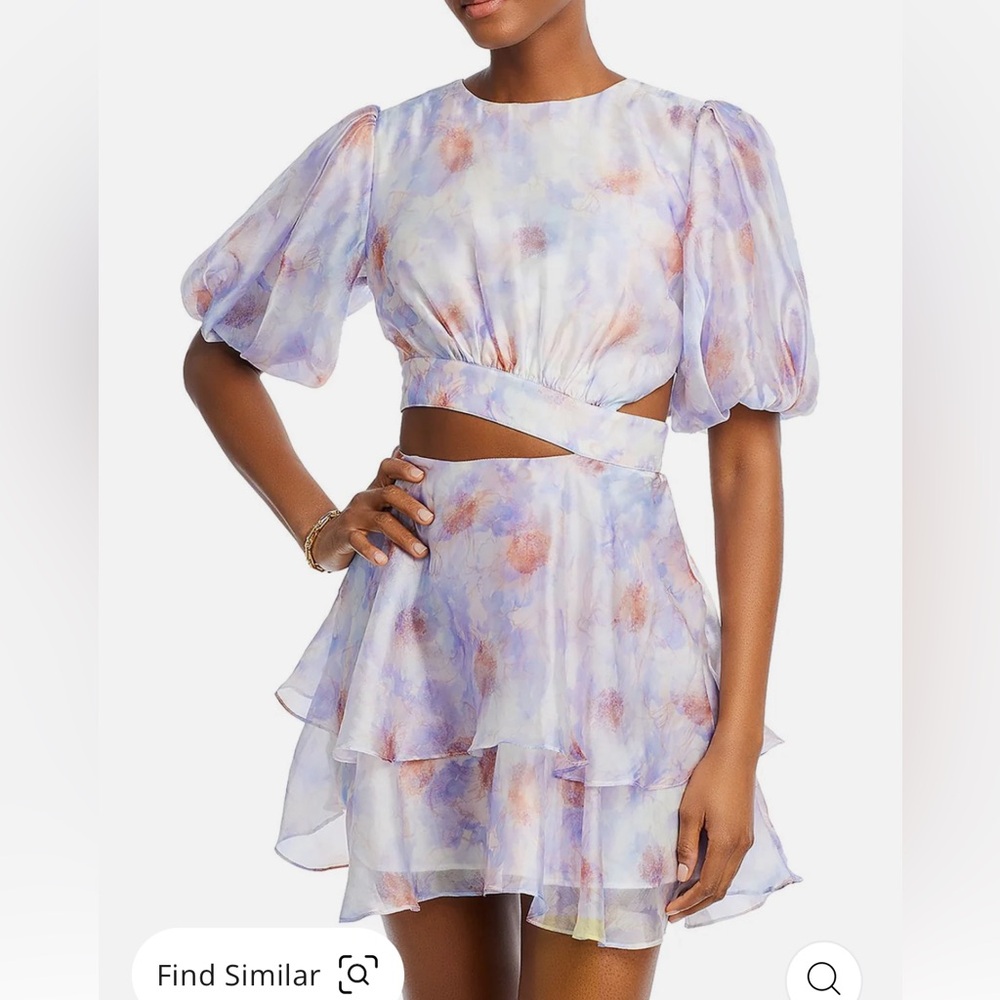 NWT Bardot Maia floral tiered dress